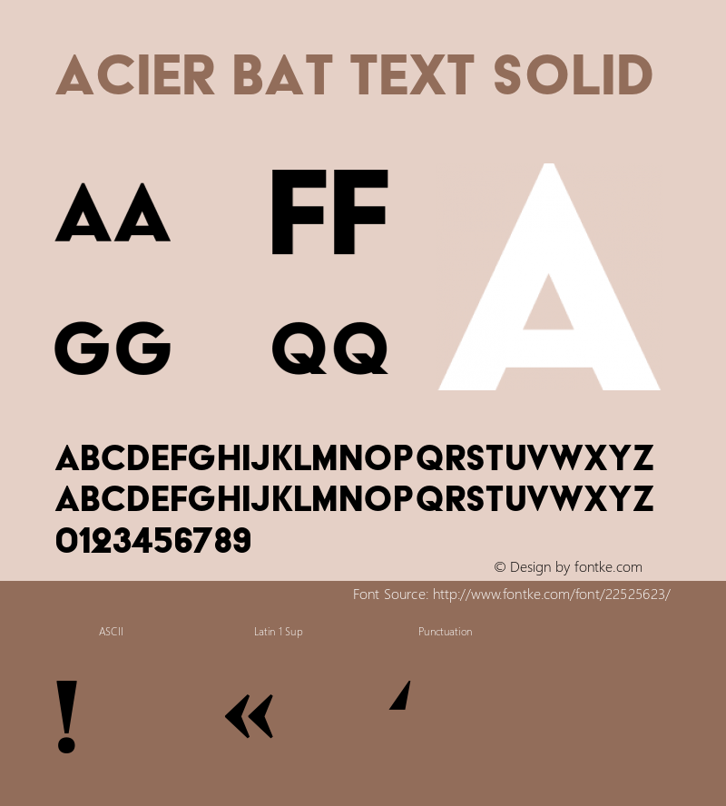 AcierBATText-Solid Version 1.001图片样张