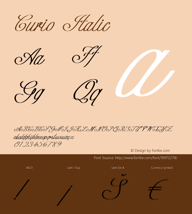 Curio-Italic Version 1.000图片样张