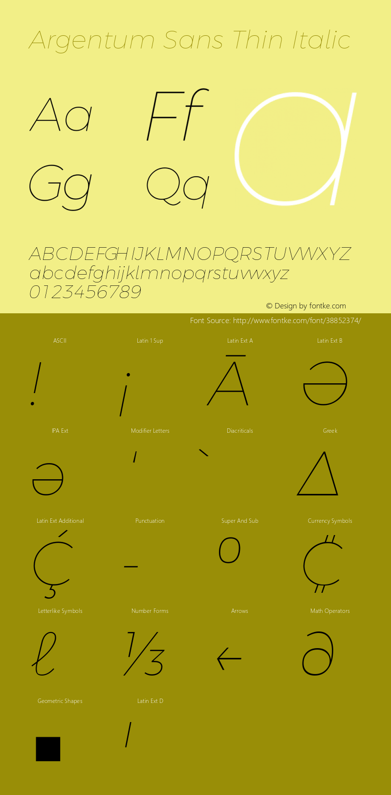 Argentum Sans Thin Italic Version 2.00;October 14, 2019;FontCreator 12.0.0.2547 64-bit; ttfautohint (v1.6)图片样张