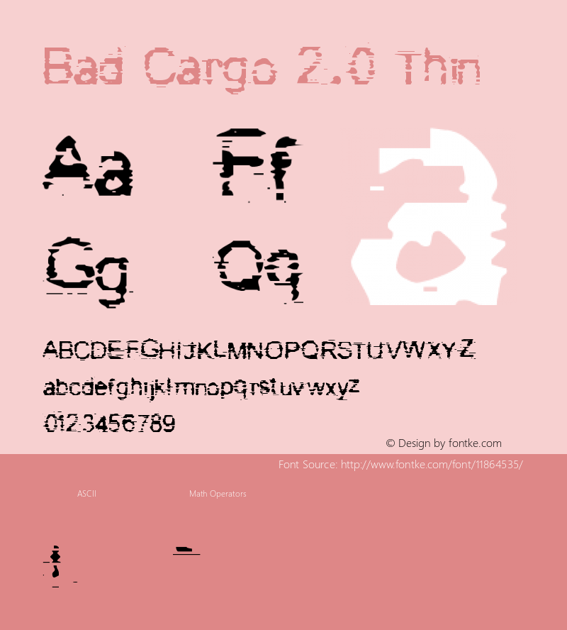 Bad Cargo 2.0 Thin Version 2001; 1.0, a bad rel图片样张