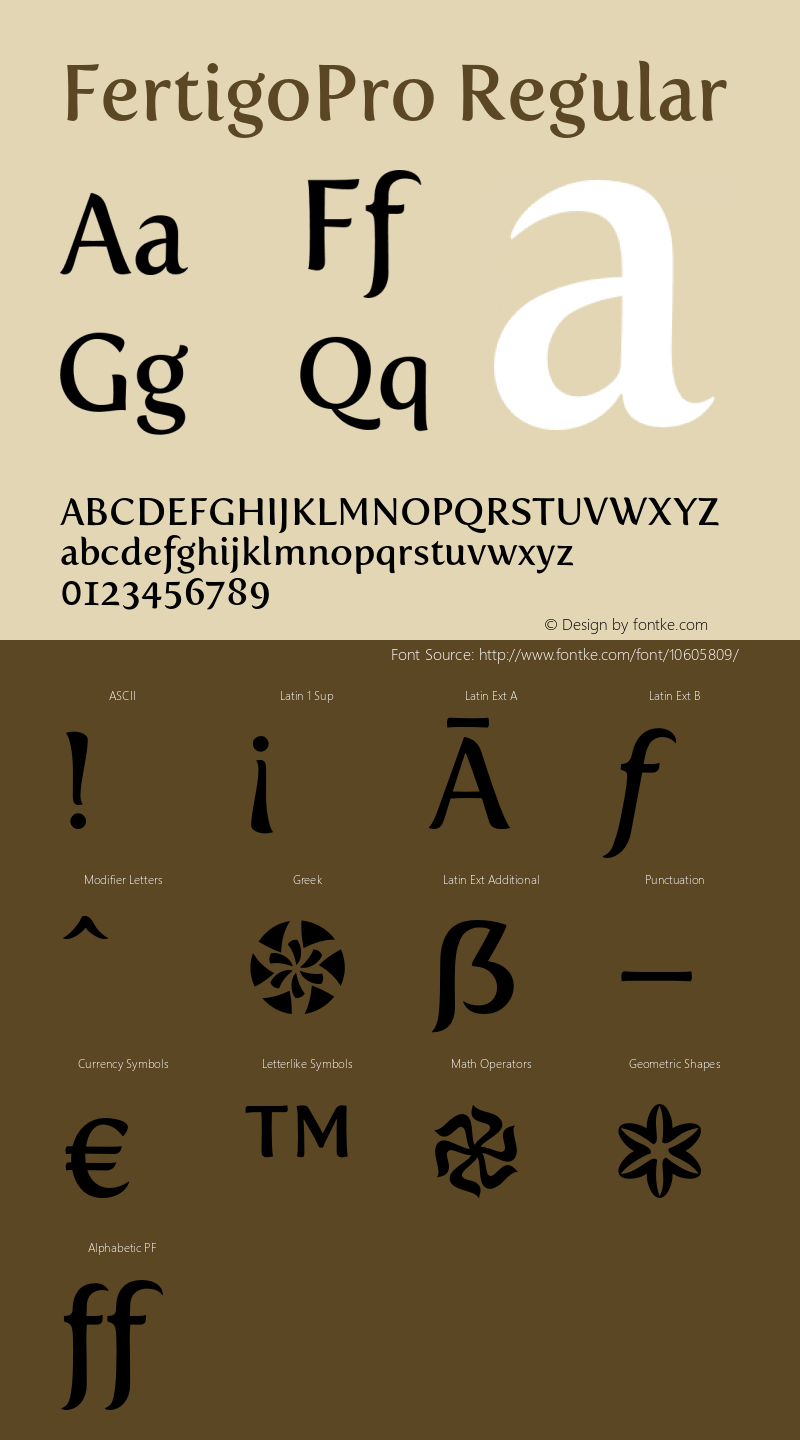 FertigoPro Regular Version 1.000;com.myfonts.easy.exljbris.fertigo-pro.regular.wfkit2.version.34Qz图片样张