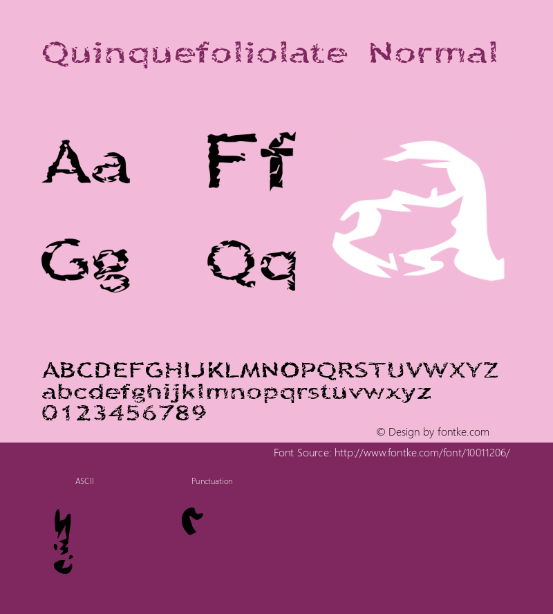 Quinquefoliolate Normal 1.0 Sun Mar 02 18:43:12 1997图片样张