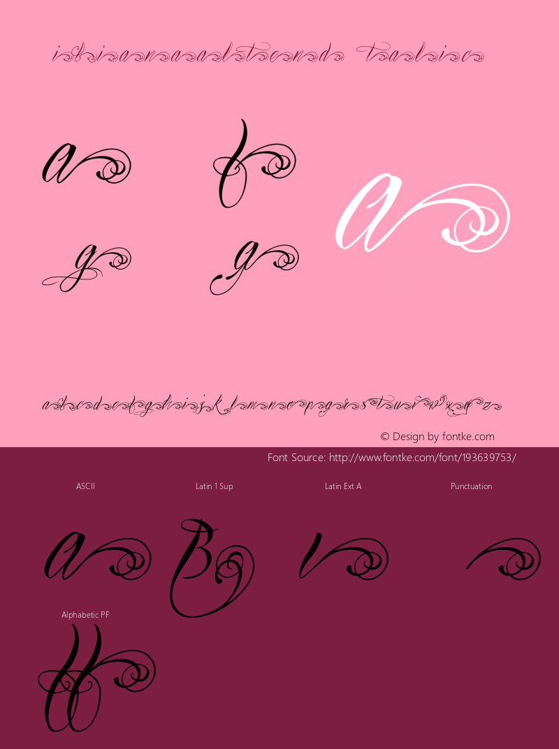 ☞Bibianaaltend-Italic Version 1.000;com.myfonts.easy.otto-maurer.bibiana.alt-end-italic.wfkit2.version.45JV图片样张