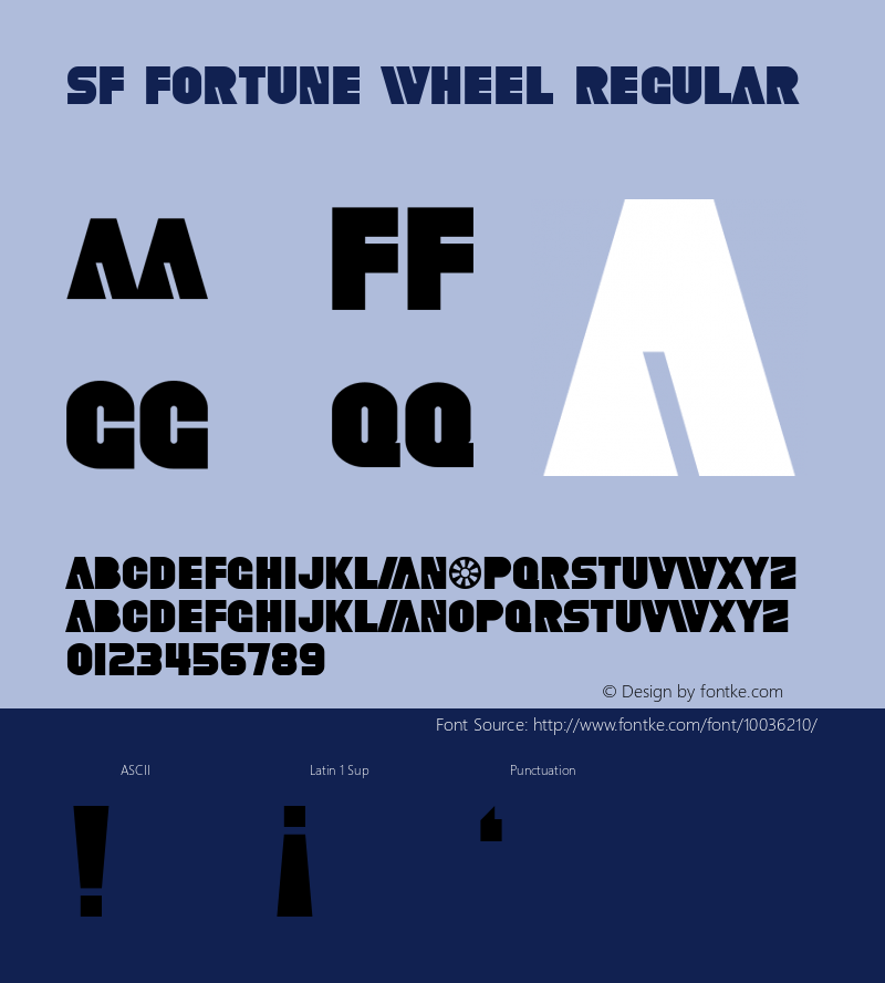 SF Fortune Wheel Regular 1.0图片样张