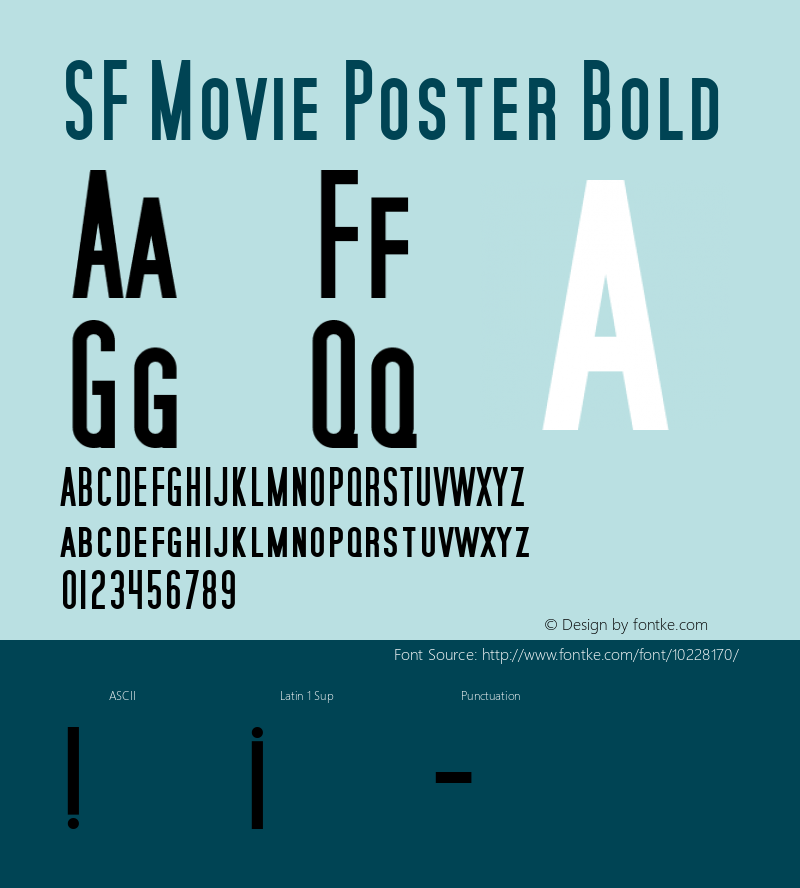 SF Movie Poster Bold 1.2图片样张