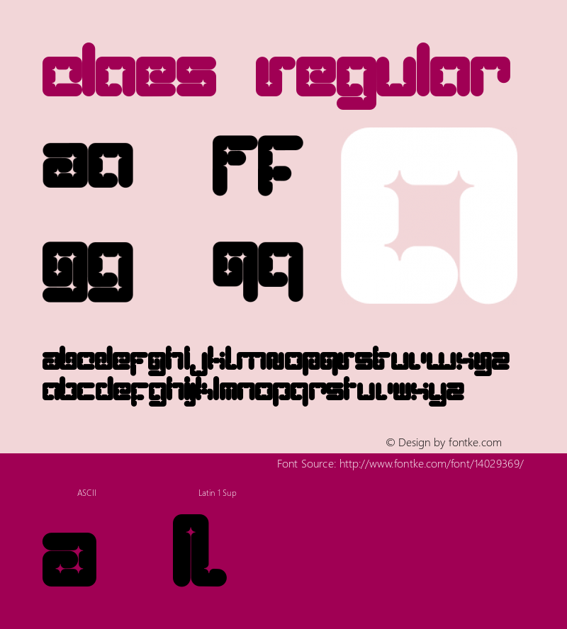 Claes Regular Version 001.000图片样张