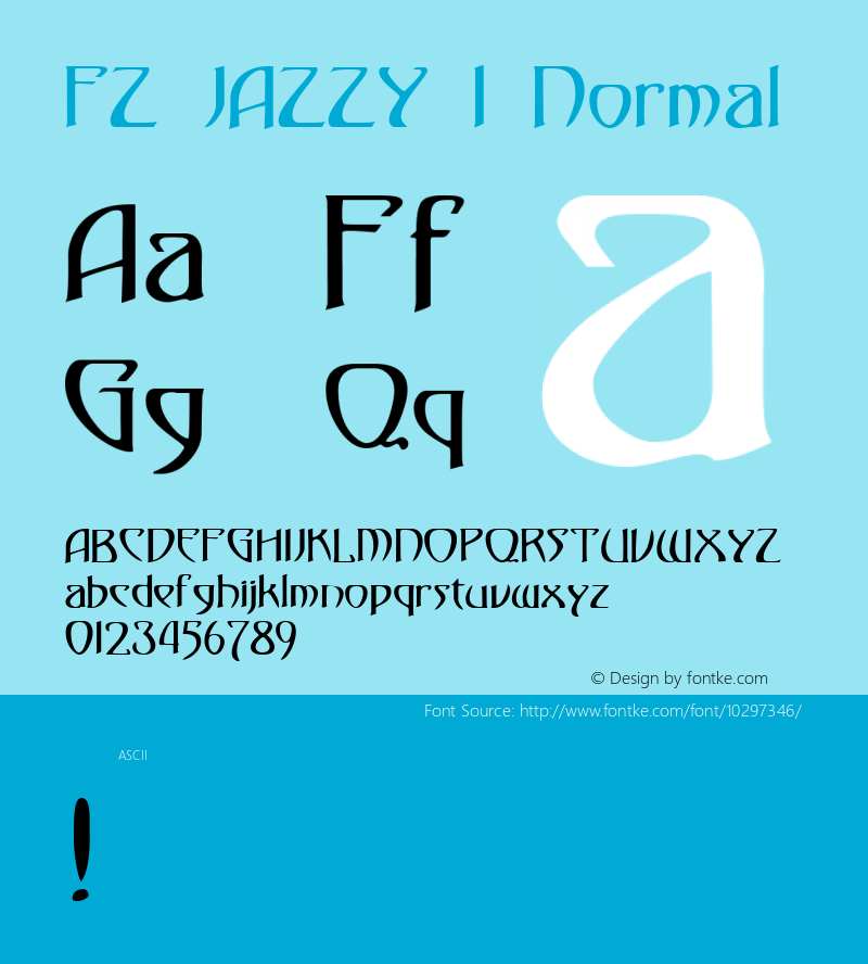 FZ JAZZY 1 Normal 1.0 Thu Jan 27 01:14:15 1994图片样张