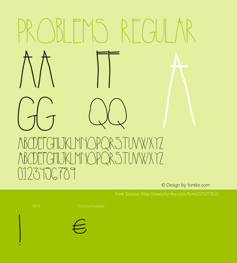 Problems-Regular Version 1.000;PS 001.001;hotconv 1.0.56图片样张