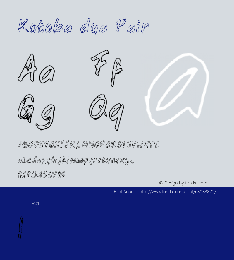 Kotobadua-Pair Version 1.000;PS 001.001;hotconv 1.0.56图片样张