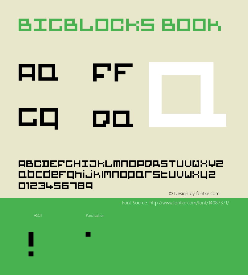 BIGBLOCKS Book Version 1.0图片样张