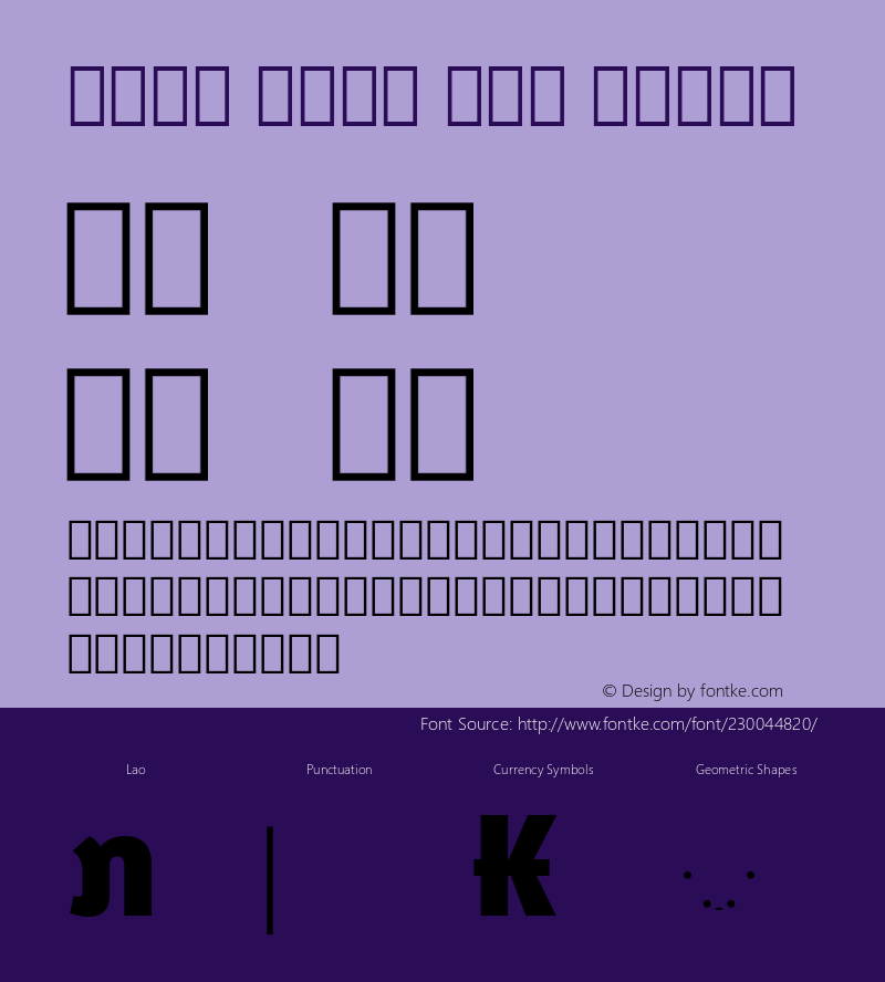 Noto Sans Lao Black Version 2.001; ttfautohint (v1.8) -l 8 -r 50 -G 200 -x 14 -D lao -f none -a qsq -X 