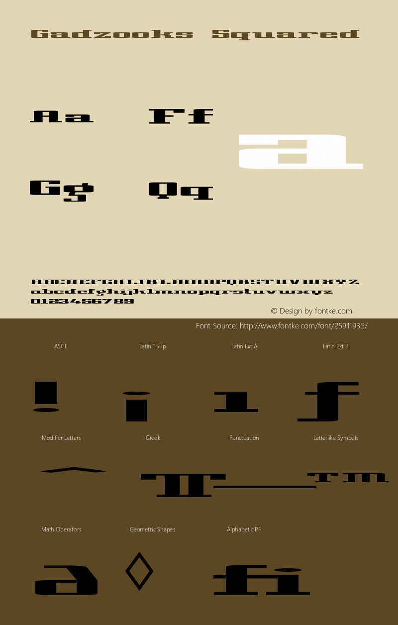 Gadzooks-Squared Version 001.000图片样张