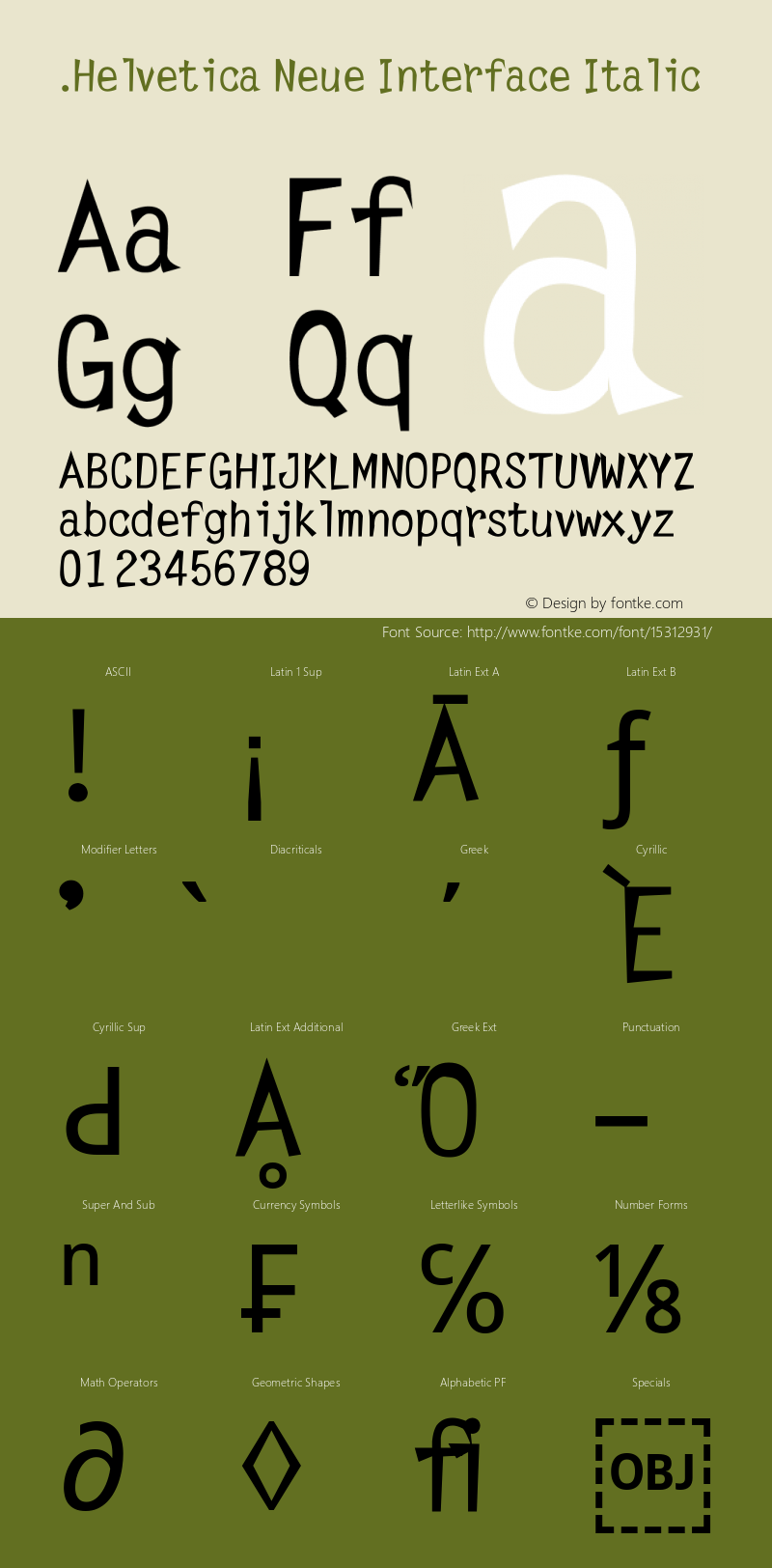 .Helvetica Neue Interface Italic 9.0d61e1图片样张