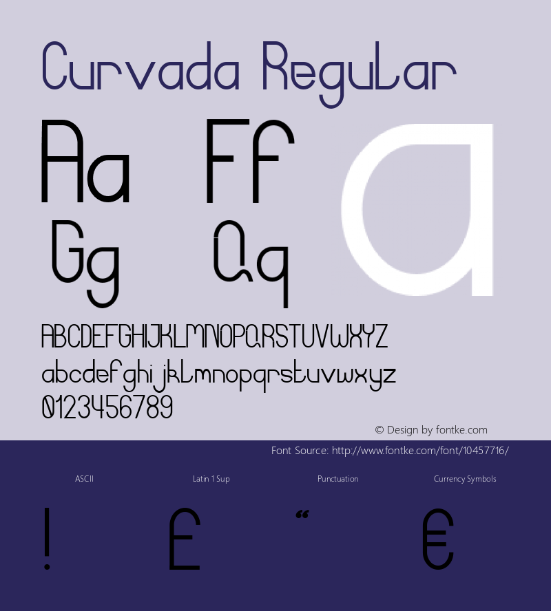 Curvada Regular Version 1.000图片样张