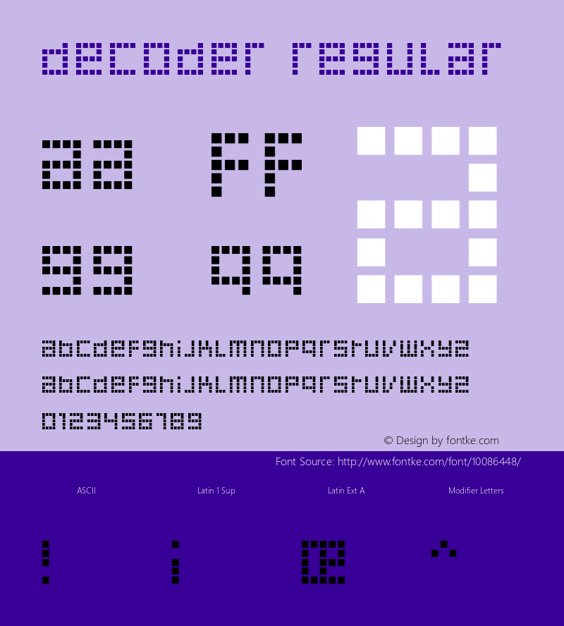 Decoder Regular Version 1.0; 2001图片样张
