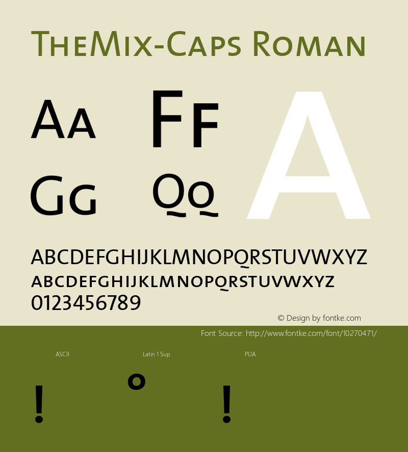 TheMix-Caps Roman Version 1.00图片样张