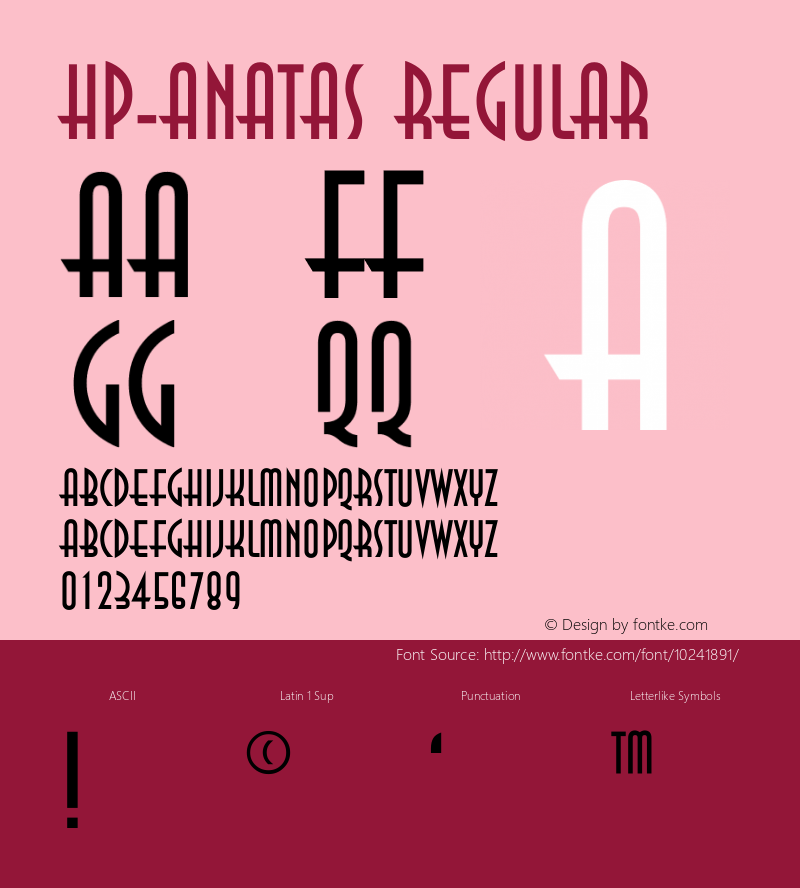 HP-Anatas Regular 2图片样张