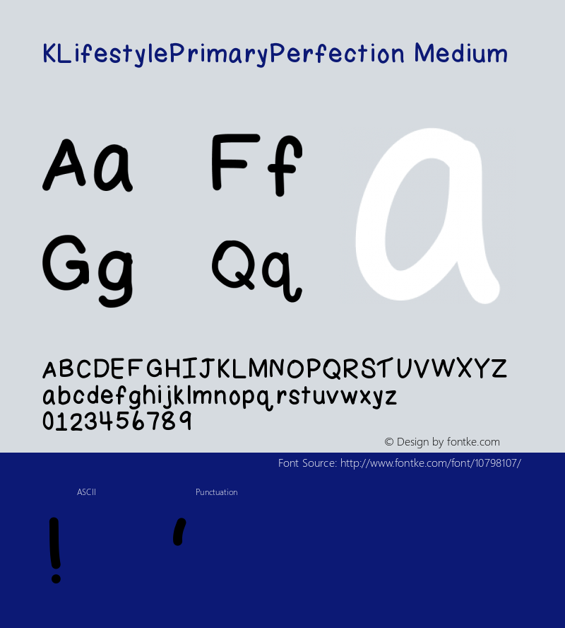 KLifestylePrimaryPerfection Medium Version 001.000图片样张