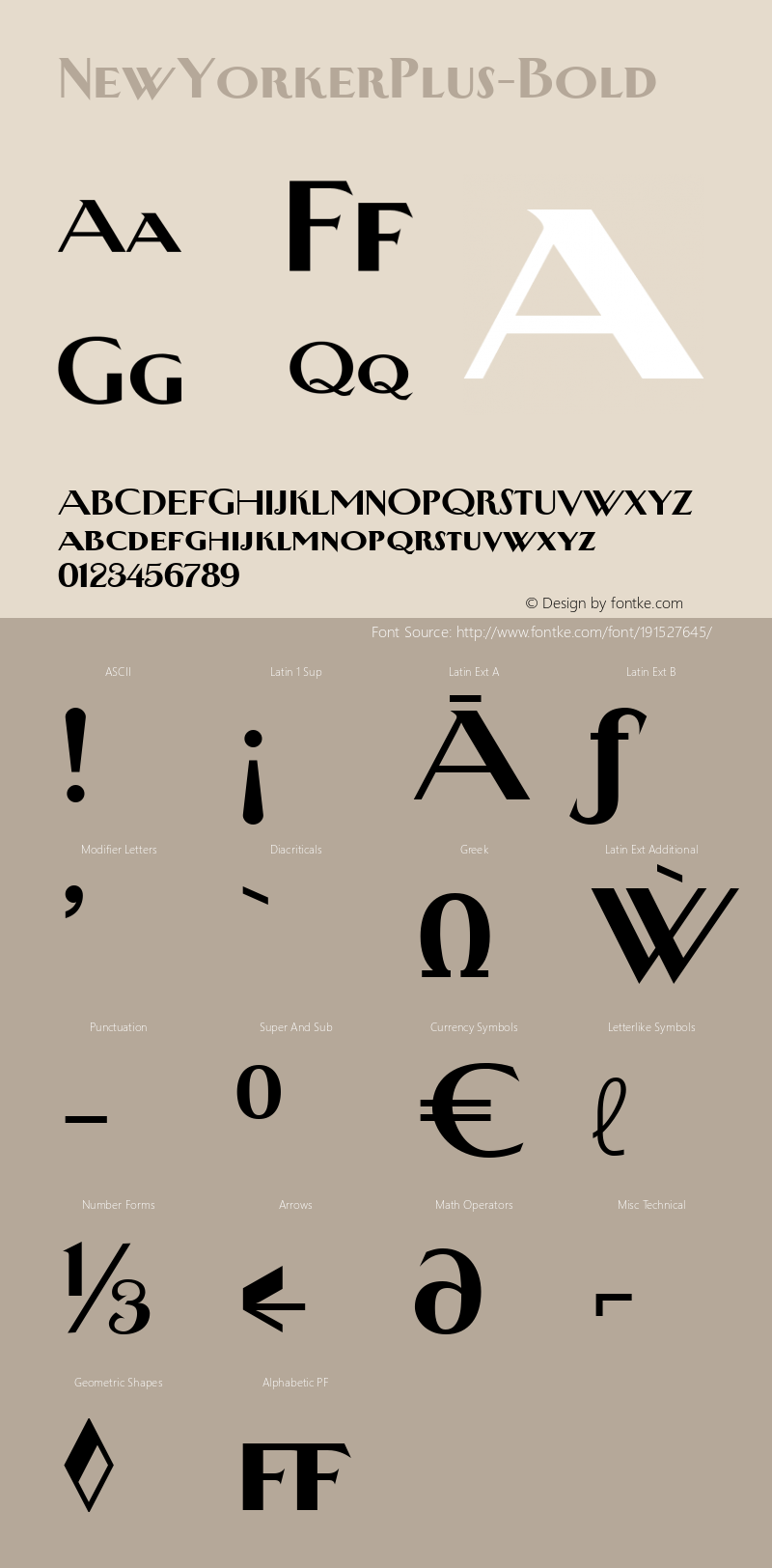 ☞NewYorkerPlus-Bold Version 001.001;com.myfonts.easy.wiescherdesign.new-yorker-plus.bold.wfkit2.version.4u59图片样张