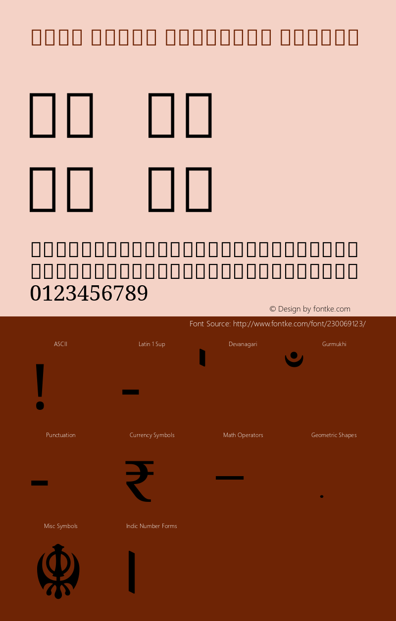 Noto Serif Gurmukhi Medium Version 2.001; ttfautohint (v1.8) -l 8 -r 50 -G 200 -x 14 -D guru -f none -a qsq -X 