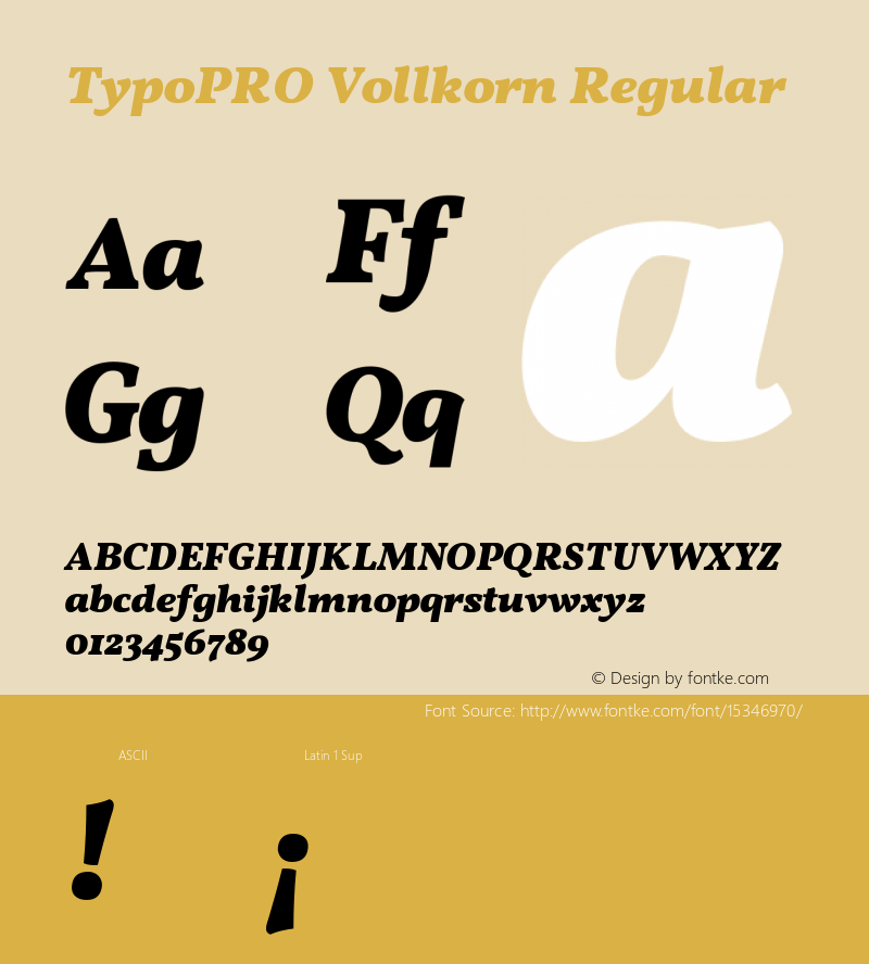 TypoPRO Vollkorn Regular Version 2.001图片样张