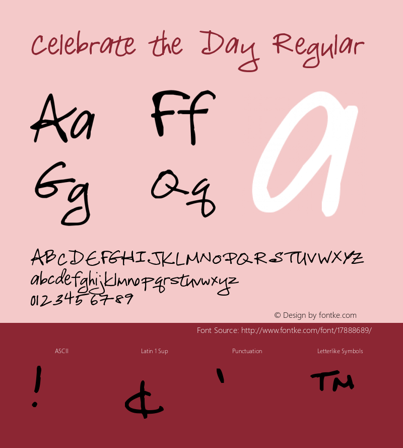 Celebrate the Day Regular Version 1.00 February 18, 2009, initial release图片样张