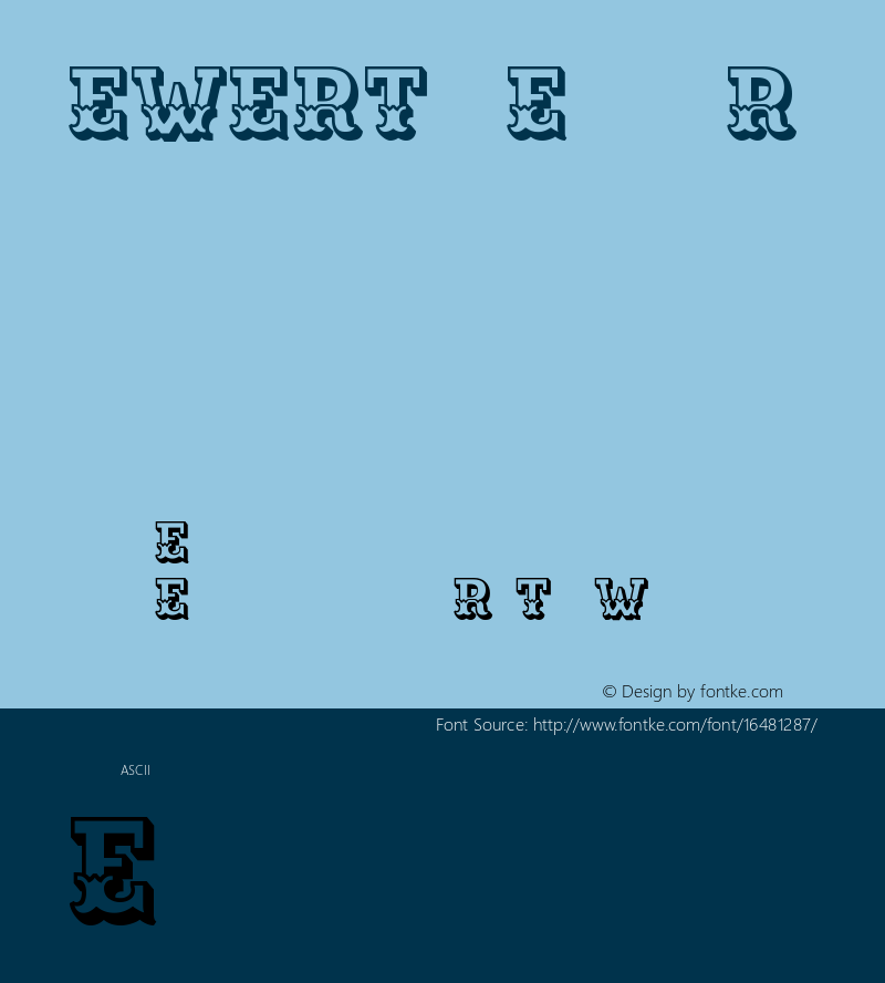 Ewert Regular Version 1.001图片样张