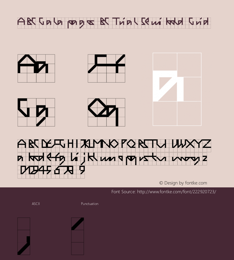 ABC Galapagos BC Trial Semibold Grid Version 1.100图片样张