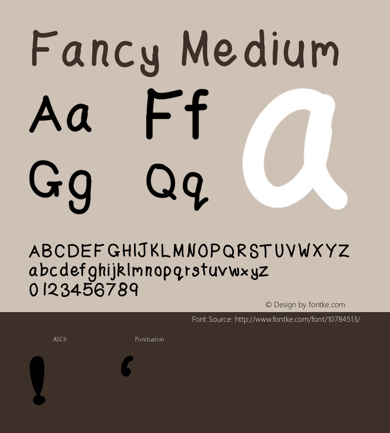 Fancy Medium Version 001.000图片样张