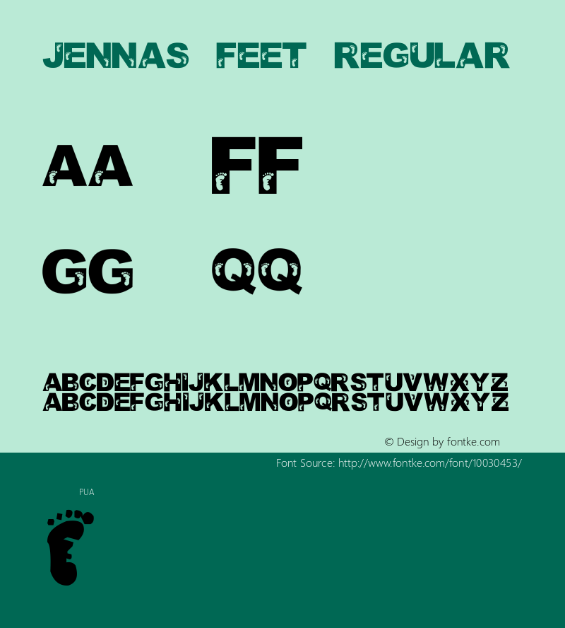 Jenna's Feet Regular Version 1.00图片样张