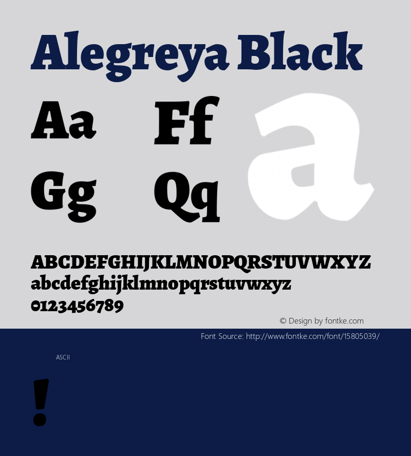 Alegreya Black Version 1.003; ttfautohint (v1.4.1)图片样张