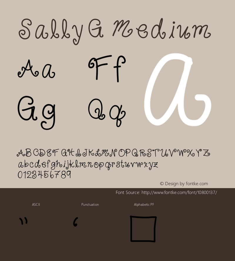 SallyG Medium Version 001.000图片样张