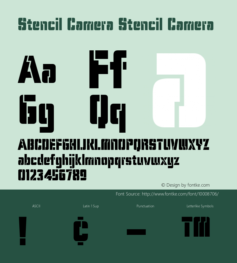 Stencil Camera Stencil Camera Stencil Camera图片样张