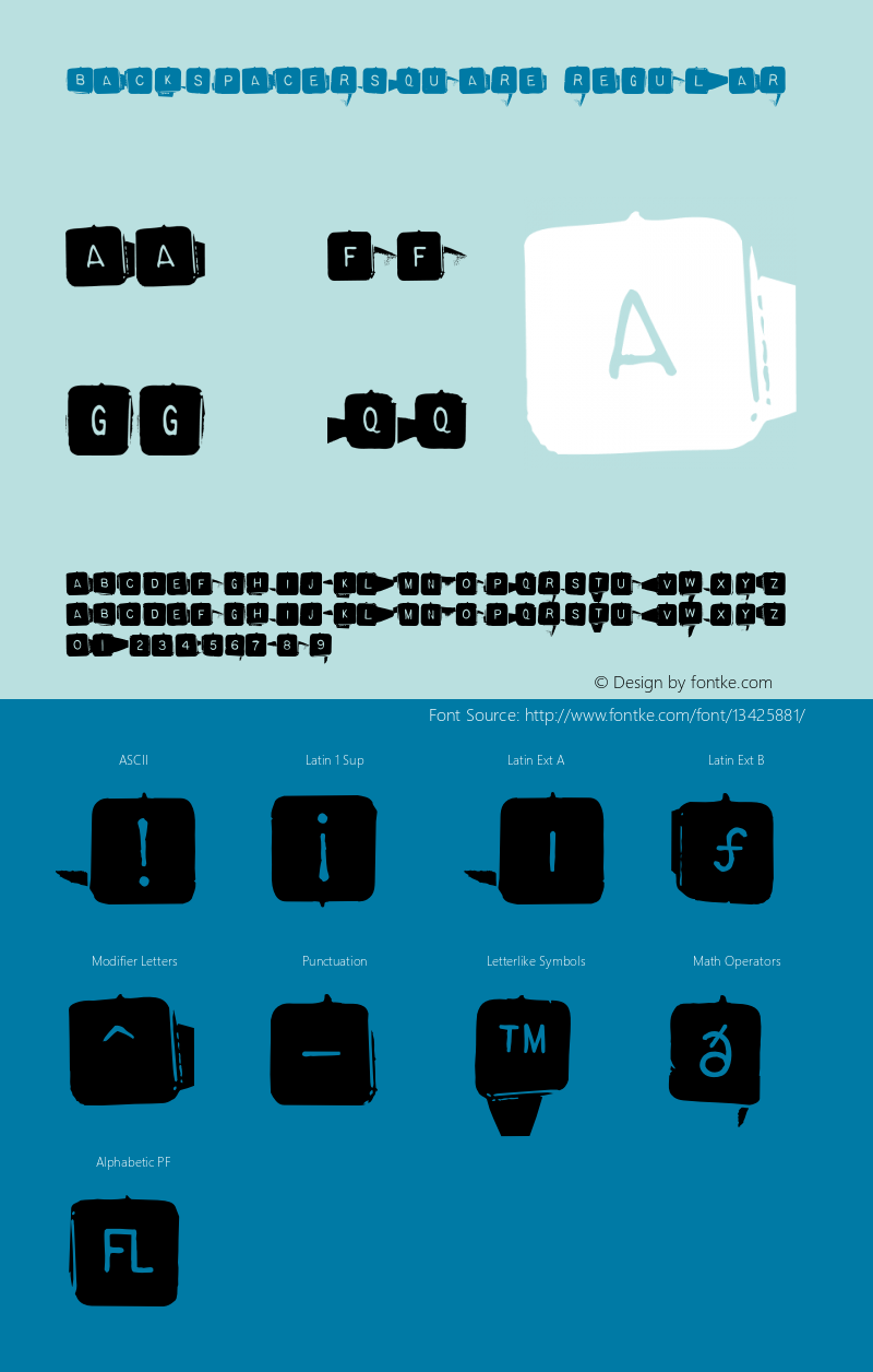 BackspacerSquare Regular 001.000图片样张