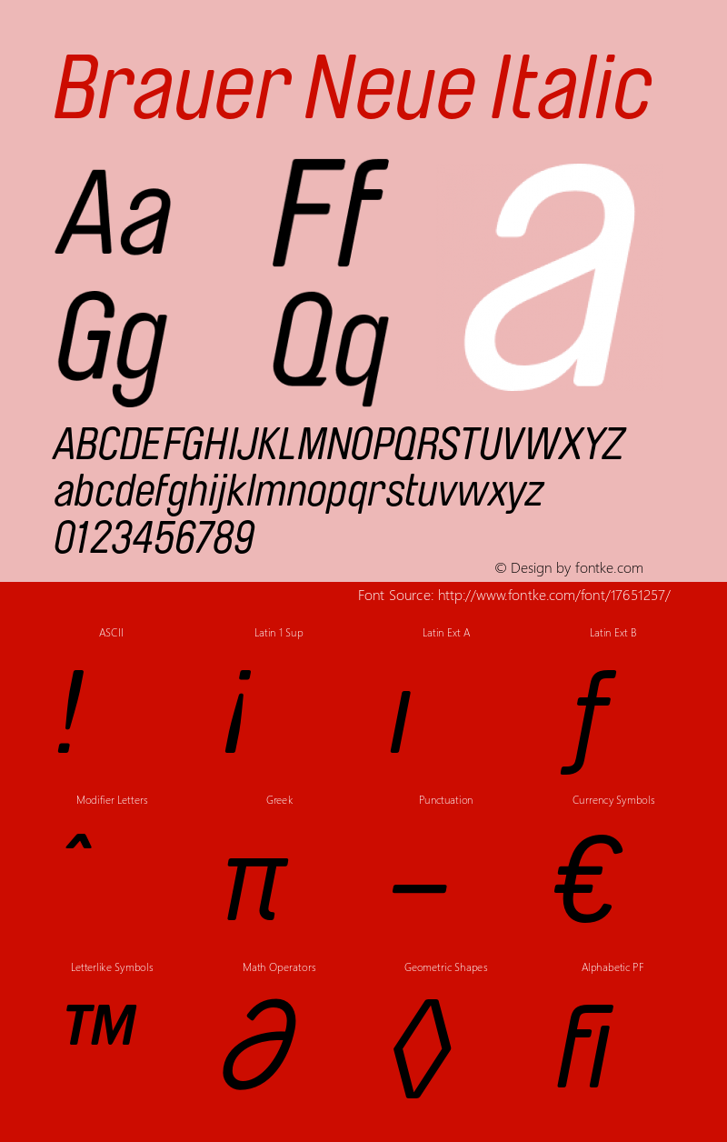 Brauer Neue Italic 1.001图片样张