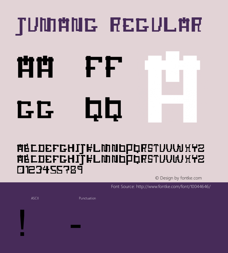 Jumang Regular V 1.0图片样张