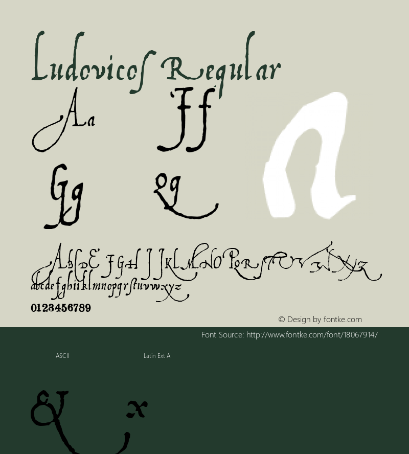 Ludovicos Regular Version 1.00图片样张