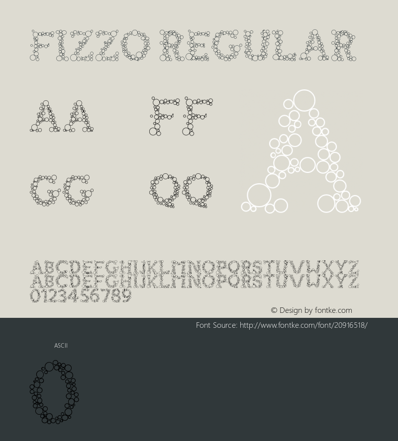 FIZZO-Regular Version 1.000;PS 001.001;hotconv 1.0.56图片样张