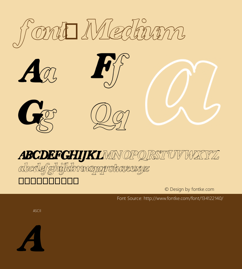 font2 Version 001.000图片样张