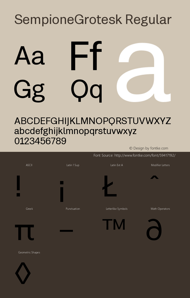 SempioneGrotesk Regular Version 2.001图片样张