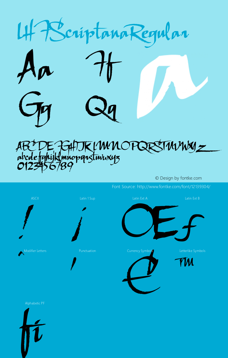 LHFScriptanaRegular ☞ (1.0) ;com.myfonts.letterheadfonts.lhf-scriptana-regular.regular.wfkit2.3Apo图片样张