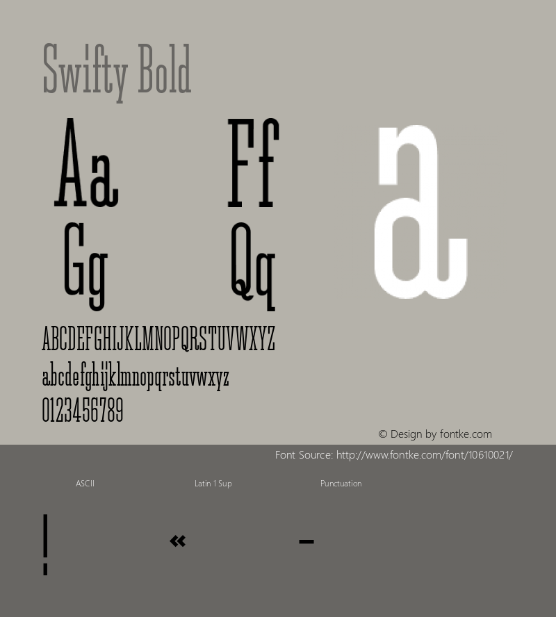 Swifty Bold 001.001;com.myfonts.matchandkerosene.swifty.bold.wfkit2.3CJG图片样张