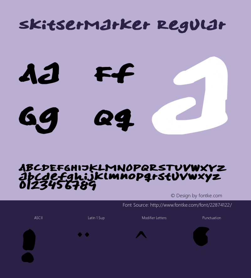 SkitserMarker Version 1.00 September 25, 2012, initial release图片样张