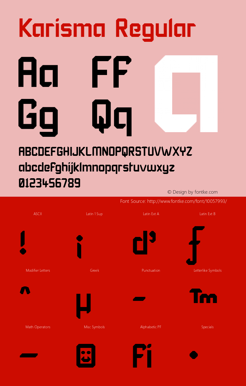 Karisma Regular 1.0图片样张