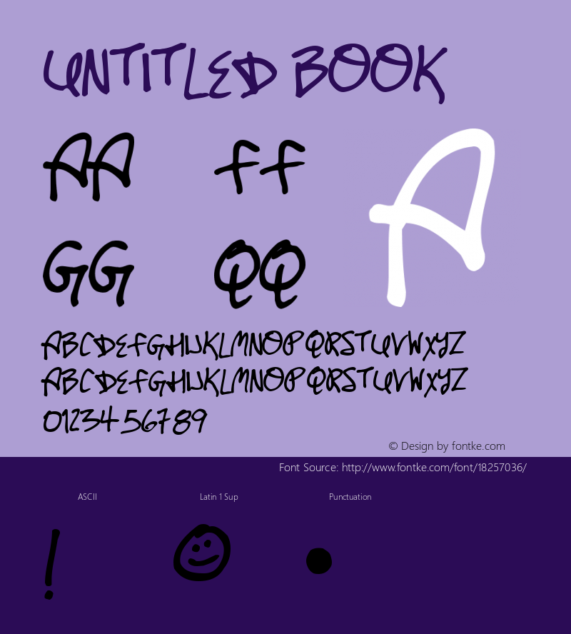 Untitled Book Version Macromedia Fontograp图片样张