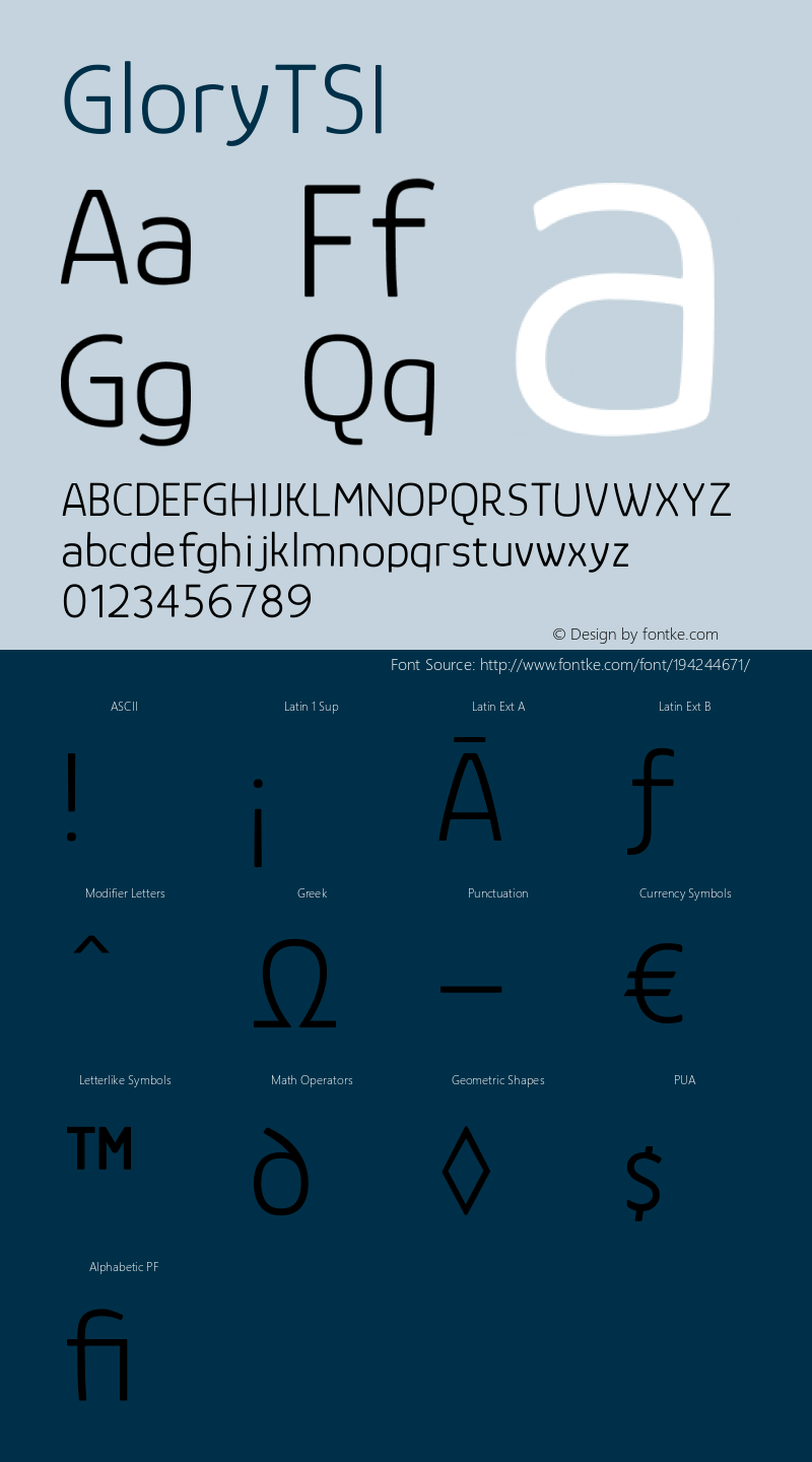 ☞GloryTSI com.myfonts.easy.typesetit.glory.regular.wfkit2.version.4A6G图片样张