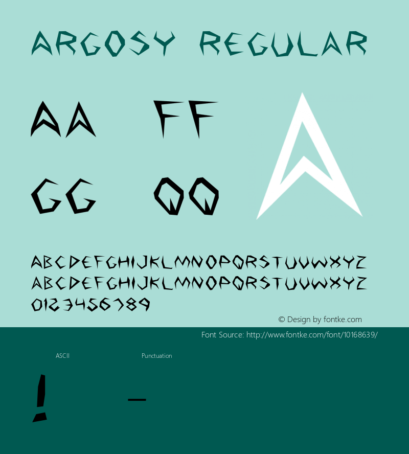Argosy Regular 1图片样张