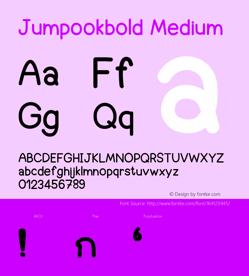 Jumpookbold Version 001.000图片样张