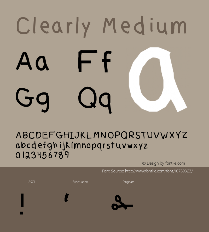 Clearly Medium Version 001.000图片样张