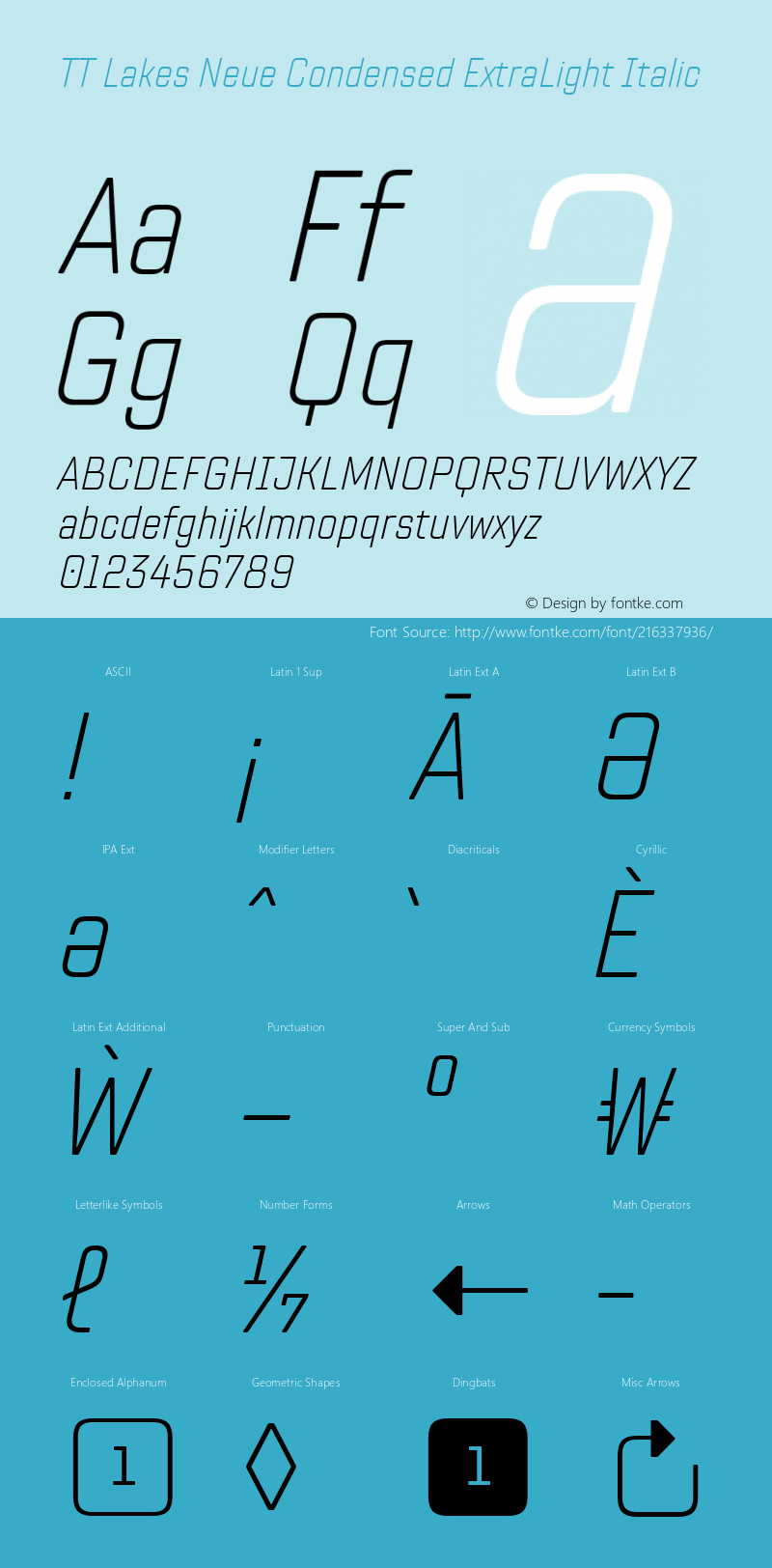 TT Lakes Neue Condensed ExtraLight Italic Version 1.100.14042021图片样张